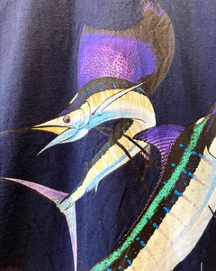 00’s GUY HARVEY-T-shirt-(size M)