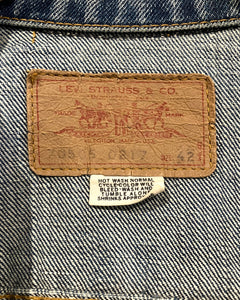 70’s Levi’s 70505-0217-Denim jacket-(size 42)Made in U.S.A.
