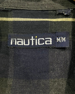 90’s nautica-L/S shirt-(size M)