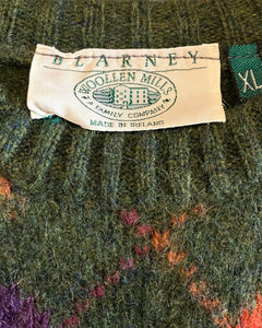 BLARNEY-Knit-(size XL)Made in IRELAND