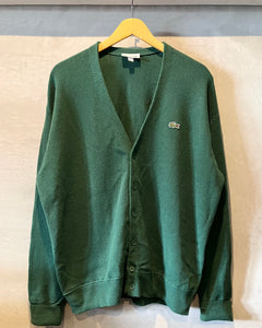 LACOSTE-Wool cardigan-(size L)