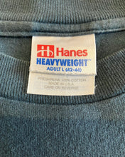 画像をギャラリービューアに読み込む, 90’s Hanes IRONMAN-T-shirt-(size L)Made in U.S.A.
