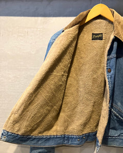 70‘s Wrangler-Denim boa jacket-Made in U.S.A.