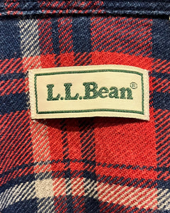 80’s L.L.Bean-L/S shirt-(size M)Made in U.S.A.