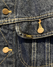画像をギャラリービューアに読み込む, 80〜90‘s Lee-Denim jacket-(size S)Made in U.S.A.
