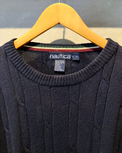 90’s Nautica-Cotton knit-(size L)