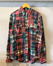 画像をギャラリービューアに読み込む, Ralph Lauren-Patchwork shirt-(size M)
