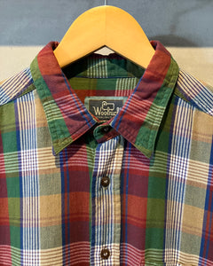 80’s Woolrich-L/S shirt-(siez L)