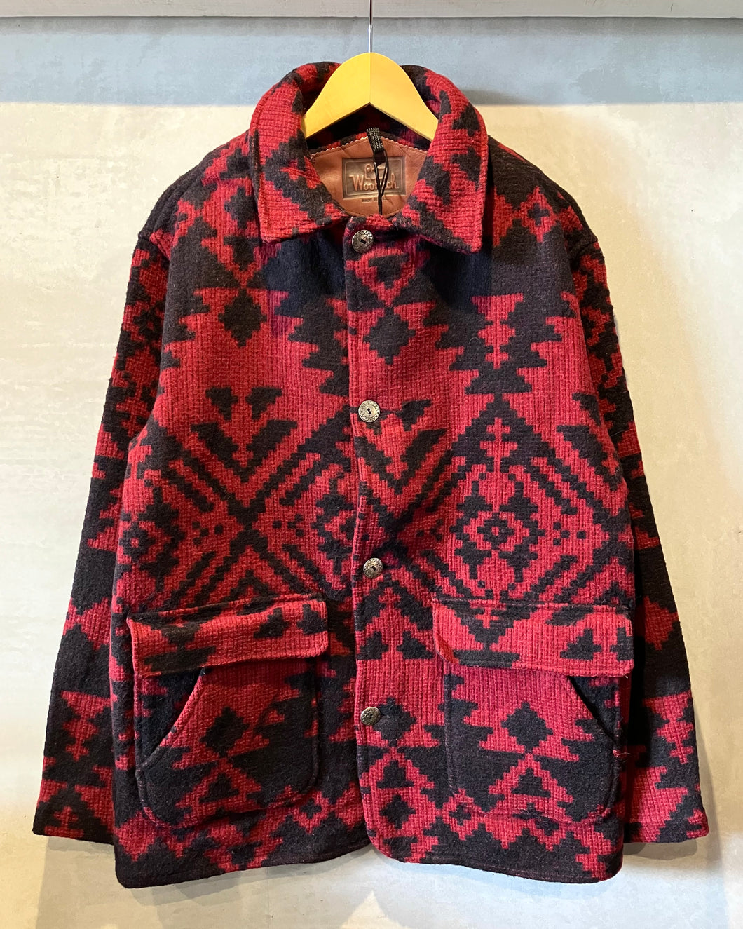 90’s Woolrich-Native jacket-(size M)Made in U.S.A.