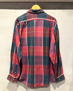 90’s Eddie Bauer-L/S shirt-(size L)Made in U.S.A.
