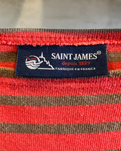 画像をギャラリービューアに読み込む, SAINT JAMES-L/S T-shirt-(size SM)Made in FRANCE
