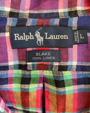 画像をギャラリービューアに読み込む, Ralph Lauren-Linen shirt-(size L)
