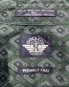 90’s DOCKERS-L/S shirt-(size XL)