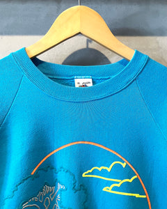 80‘s FRUIT OF THE LOOM-Sweat-(size XL)Made in U.S.A.