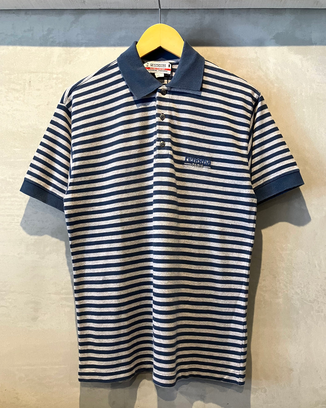 90‘s renoma-Polo shirt-(size M)Made in ITALY