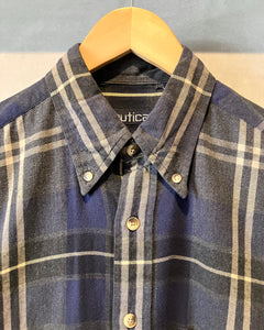 90’s nautica-L/S shirt-(size M)