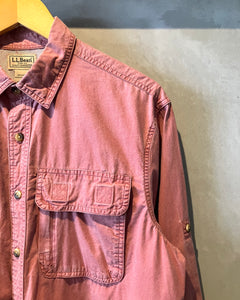 L.L.Bean-Fishing shirt-(size L)