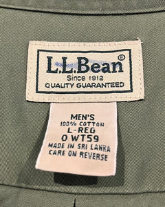 L.L.Bean-L/S shirt-(size L)