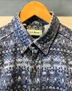 80〜90‘s L.L.Bean-L/S shirt-(size M)Made in U.S.A.
