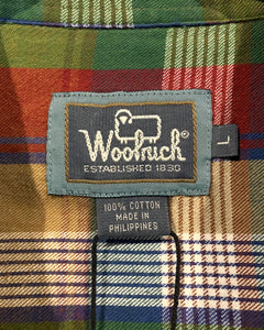 80’s Woolrich-L/S shirt-(siez L)