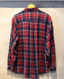 80’s L.L.Bean-L/S shirt-(size M)Made in U.S.A.