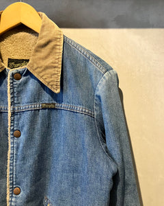 70‘s Wrangler-Denim boa jacket-Made in U.S.A.
