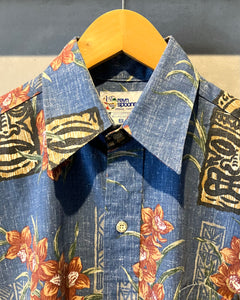 Reyn spooner-Aloha shirt-(size S)