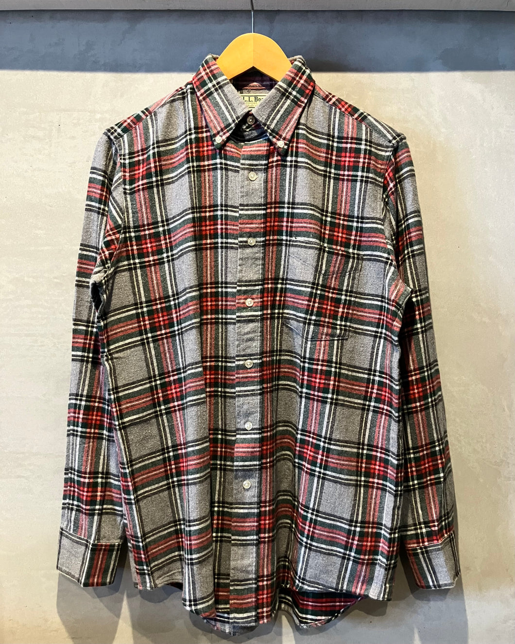 80’s L.L.Bean-L/S shirt-(size S)Made in U.S.A.