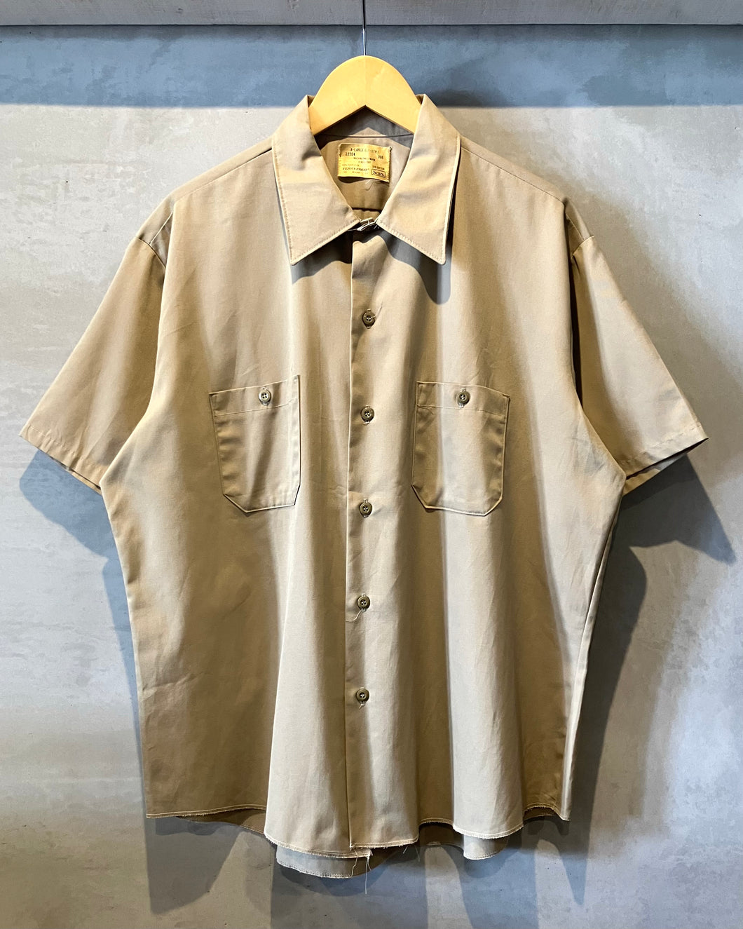 70‘s Sears-S/S work shirt-(size XL)