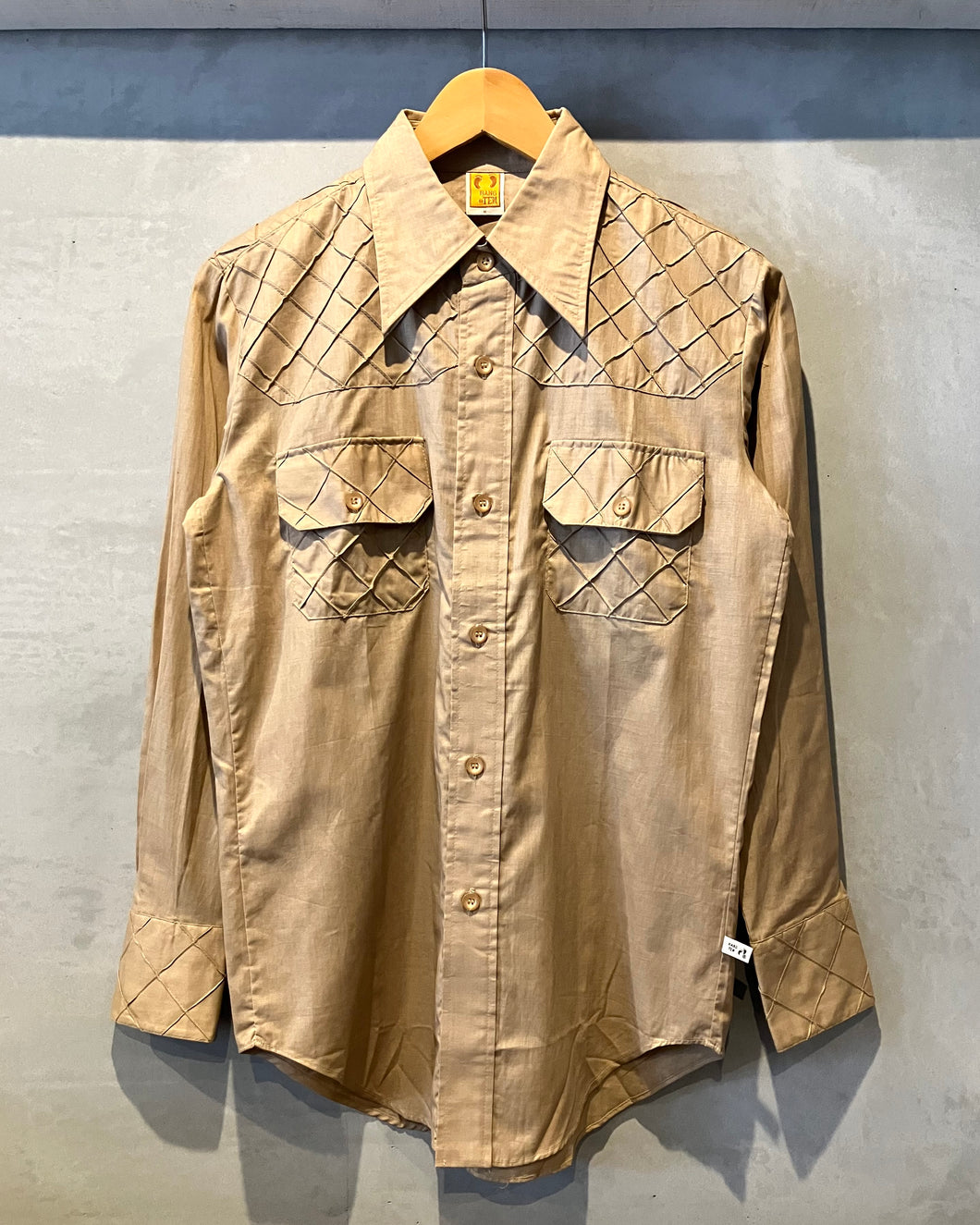 70’s HANG TEN-L/S shirt-(size M)