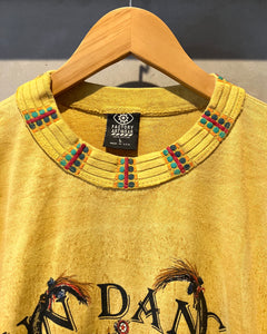 90’s FACTORY ARTWEAR-T-shirt-(size L)Made in U.S.A.