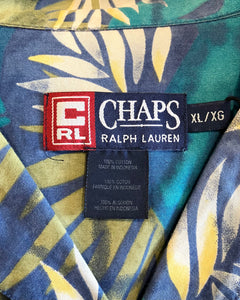 90‘s CHAPS Ralph Lauren-Aloha shirt-(size XL)
