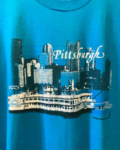 Pittsburgh-T-shirt-(size XL 46-48)Made in U.S.A.