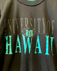 UNIVERSITY OF HAWAII-T-shirt-(size L)Made in U.S.A.