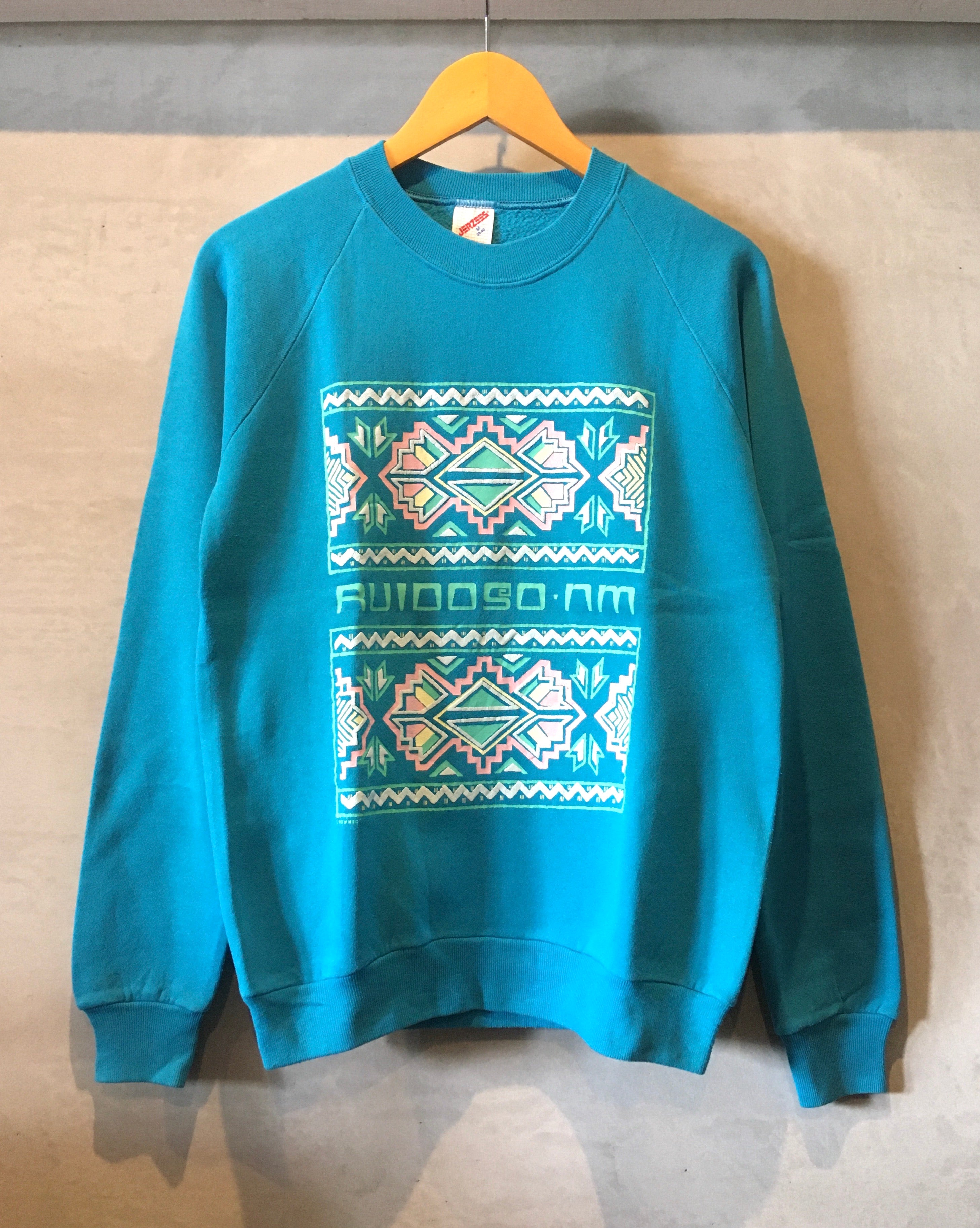 JERZEES-Native print sweat-(size M38-40)Made in U.S.A. – Chapter vintage
