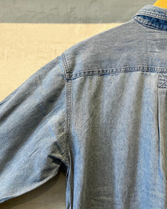 EASTERN MOUNTAIN SPORT-Denim shirt-(size L)