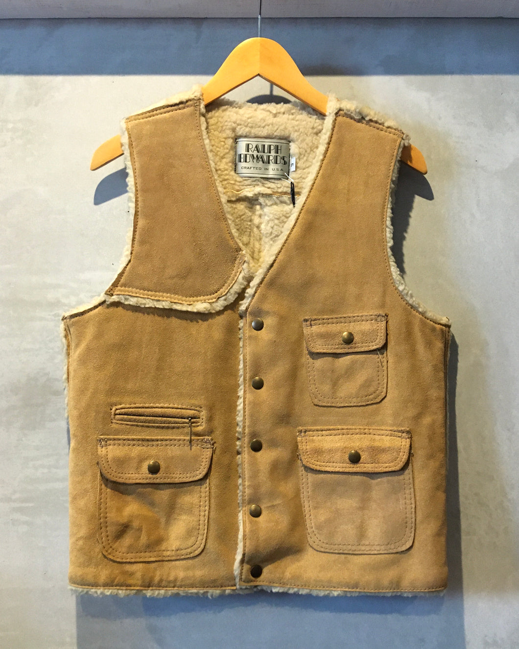 RALPH EDWARDS-vest-Made in U.S.A.