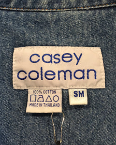 Casey Coleman-Denim coverall-(size S/M)
